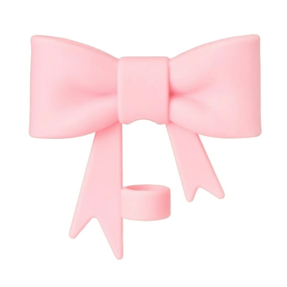 Silicone Straw Caps with Bowknot Design for Reusable Straws, Leak-Proof Drink Accessories for Travel and Home Use, 10-Pack, Straw Baffle Covers