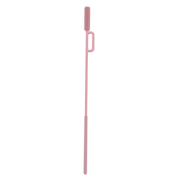 Silicone Straw Cleaning Brush 11. Inch - Reusable Bendable Cleaner for Metal Glass Straws & Tumblers, with Hanging Ring, Extra Long Pipe Cleaner (1 PCS)
