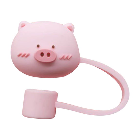Silicone Straw Cover Cap, Reusable Dustproof Drinking Straw Topper, Soft Decorative Straw Tip Lid, Protective Accessory for Cups and Tumblers, G