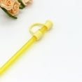 thumbnail image 1 of Silicone Straw Cover Set Reusable Drinking Straw Tips Compatible With 6 8mm For Traveling Picnicking Fitness Party Decoration, 1 of 9