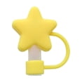 thumbnail image 1 of Silicone Straw Cover, Star Shaped Dust Proof Straw Cap, Reusable Leak Proof Straw Topper for Tumbler Cups and Water Bottles, 1 of 9