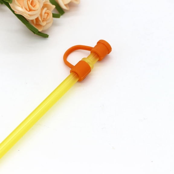 Silicone Straw Covers Reusable Drinking Tip Protectors Universal Fit for 6mm 8mm Diameters Ideal Travel Picnic Fitness Party Use