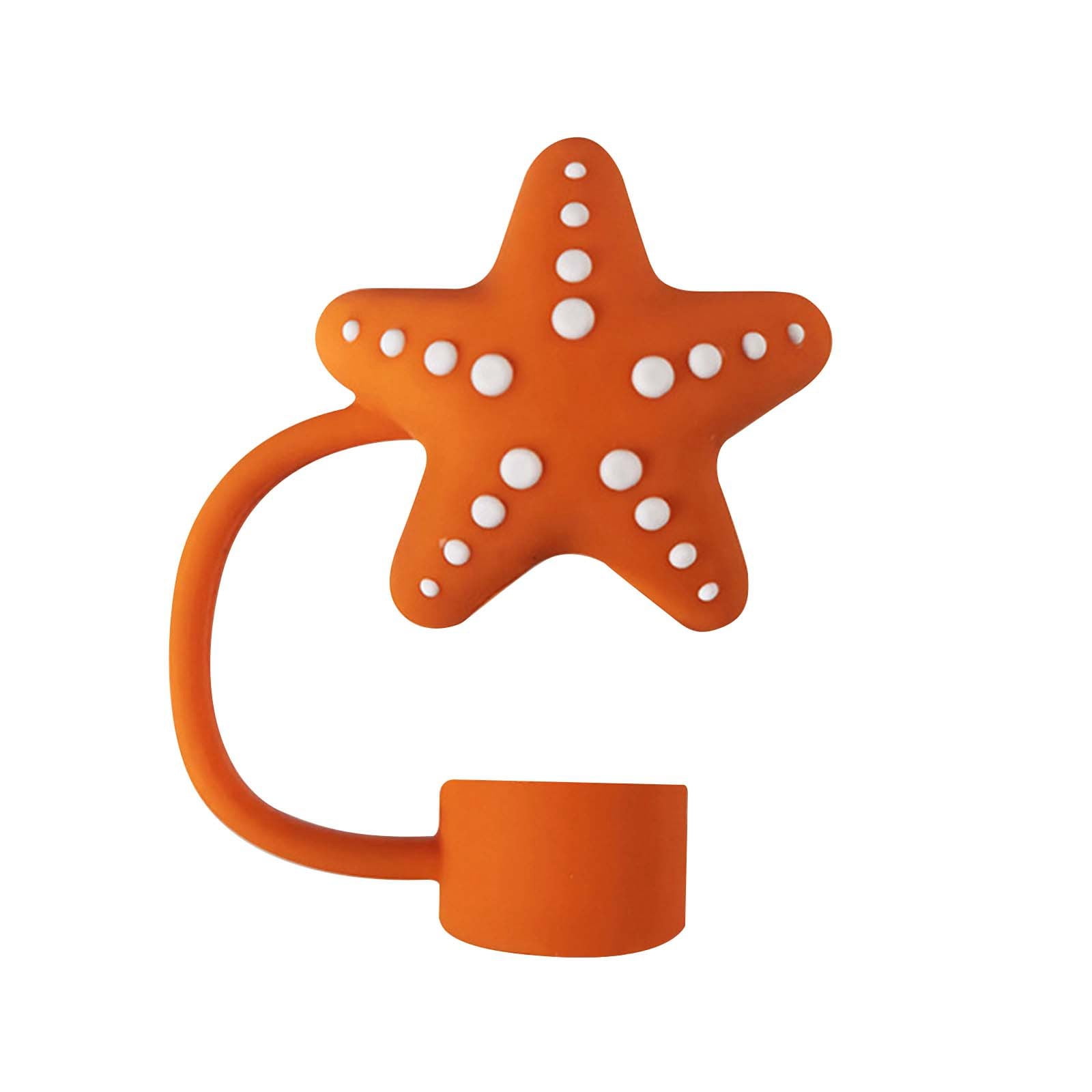 Silicone Straw Tips Cover 9 Pack Cute Silicone Reusable Drinking Straw