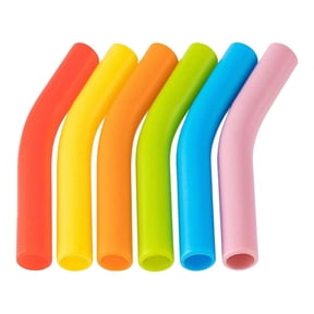 Silicone Straw Tips, Metal Straw Silicone Tips, Food Grade Rubber Straw Covers, Reusable Rubber Tips, Hydraflow Replacement Straw Tip Covers for Stainless Steel Straws T5Z3