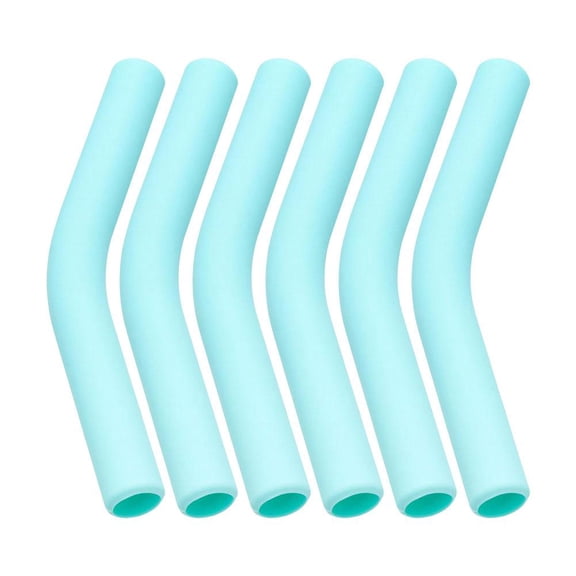 Silicone Straw Tips for Metal Straws, Reusable Food Grade Covers, 8mm Diameter Replacement Ends