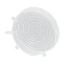 Silicone Stretch Lids, 6 Pcs Reusable Food Covers,Universal Silicone Lid, Suitable for Cup, Cans, Jars