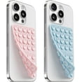 thumbnail image 1 of Silicone Suction Cup Phone Case Mount Double Sided, Silicon Sticky Phone Grip with Higher Suction Power for Cell Phone, Hands-Free Phone Accessories Holder for Selfies and Videos, Baby Blue, 1 of 6