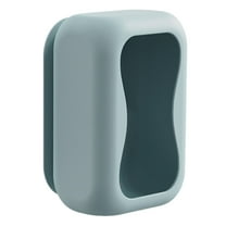 Silicone Suction Tissue Holder, Wall Mount Paper Dispenser for Kitchen, Bathroom, Car Glass, Space-Saving Tissue Box Organizer with Strong Suction Cups