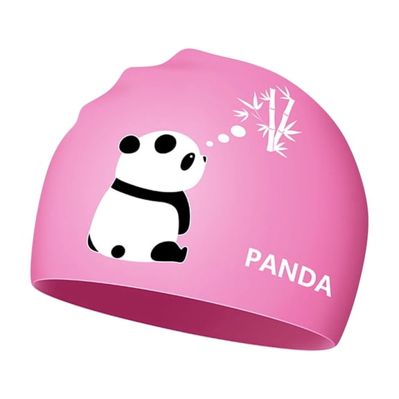 Silicone Swim Cap for Adults Comfortable High Elasticity Swimming Hat, Stretchy Waterproof Pool Cap for Women and Men, Protects Hair from Chlorine, Reusable，Pink