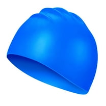Silicone Swim Cap For Men And Women Plain Color High Elasticity Breathable Swimming Cap Waterproof Skids Proof And Tightening The Head