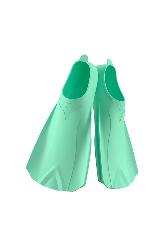 Silicone Swim Fin Snorkels Fin Travel Size Flippers Swim Training Fin for Lap Swimming Divings Snorkeling