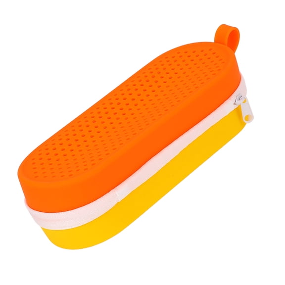 Silicone Swim Goggles Case Breathable Protective Carrying Holder Double Sided Large Capacity Portable Travel Storage Pouch for Swimming Eye Goggles (9.8 x 4.7 x 2.0 Inches / 25 x 12 x 5 cm)