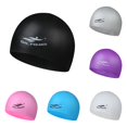 thumbnail image 1 of Silicone Swimming Cap High Elasticity Hair Comfortable Fit for Adult Swim Training Medium Board Short, 1 of 4