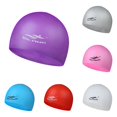 thumbnail image 1 of Silicone Swimming Cap High Elasticity Hair Comfortable Fit for Adult Swim Training Medium Board Short, 1 of 4