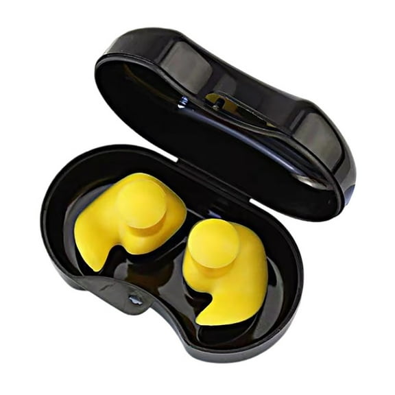 Silicone Swimming Earplugs for Sound Insulation Comfortable Reusable Ear During Surfing Snorkeling Showering Activities