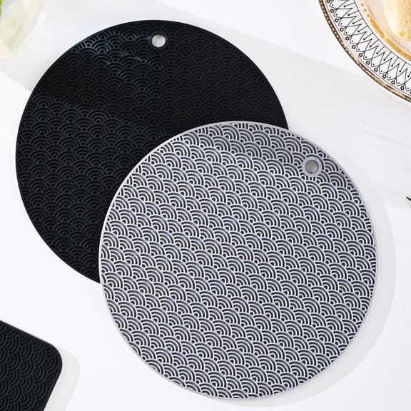 Silicone Table Mat Tableware Pad Padding Mat Coasters Christmas Decoration Kitchen Accessories Placemats Tray
