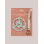 JuJuBe x Studio Oh! Silicone Teether Ring & Detachable Clip - Roarsome