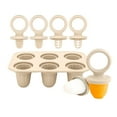 thumbnail image 1 of Silicone Teething Ice Cubes Molds For Babies With 6 Ice Popsicles Shape Safe Chewing Toy And Iced Treats Maker, 1 of 9