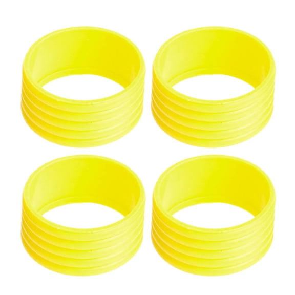 Silicone Tennis Racquet Grip Rings Racket Bands Non Slip Racket Rubber Bands for Badminton Squash Baseball Bat Handle