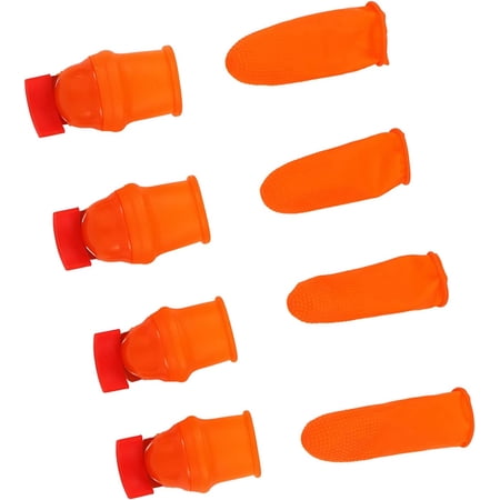 Silicone Thumb Knife, Stainless Steel Finger Vegetable Picker Force Evenly Distributed Widely Applicable Safe for Tea(Flat Knife)