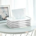 thumbnail image 1 of Silicone Tissue Box Cover with Automatic Downward Pressure, Refillable Rectangular Dispenser for Living Room and Dining Room, Modern Slim Paper Box Holder for Home Decor, 1 of 6