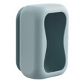 thumbnail image 1 of Silicone Tissue Box Holder with Suction Cups - Wall Mount Paper Towel Dispenser Container for Bathroom, Kitchen, Vanity Organizer, Wet Wipe Storage Solution, 1 of 3