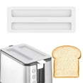 thumbnail image 1 of Silicone Toaster Cover,Long Style Heat Resistant Dust Proof Protector, Easy Clean Flexible Design, Appliance Cover, Countertop Protection,White,Long style, 1 of 9
