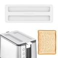 thumbnail image 1 of Silicone Toaster Cover - Universal Heat-Resistant Appliance Protector, Dust Prevention Cover, Fit for 2-Slice Toasters, Dishwasher Safe Fits 10.8x4.1Inch White, 1 of 8
