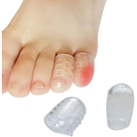 Silicone Toe Guards,Small Toe Protective Cover, Breathable Silicone Toe Protection, Separate Toes, Wear Shoes to Prevent Wear, Soften Calluses and Corns (16 PCS)
