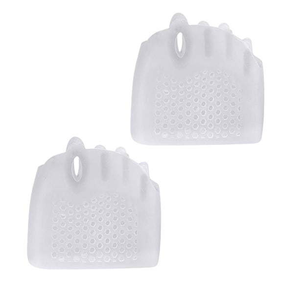 Silicone Toe Separator - Women'S Bunion Corrector & Toe Separator, Five-Hole Forefoot Pad for Overlapping Toes & Big Toe Alignment, Foot Masks Easter Mother'S Day Silica Gel High Heel