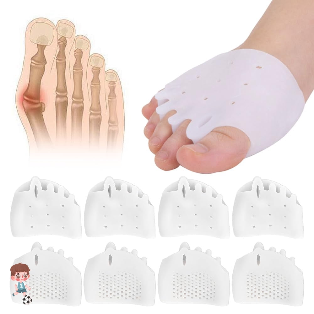 Silicone Toe Separators - 4 Pairs Bunion Corrector For Women And Men ...