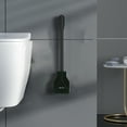 thumbnail image 1 of Silicone Toilet Brush Seoul Black - Ultimate Hygiene Toilet Brush - Award WinningToilet Brush - Drip Free - Ergonomic Long Handle - Wall Mounted on Clearance, 1 of 8