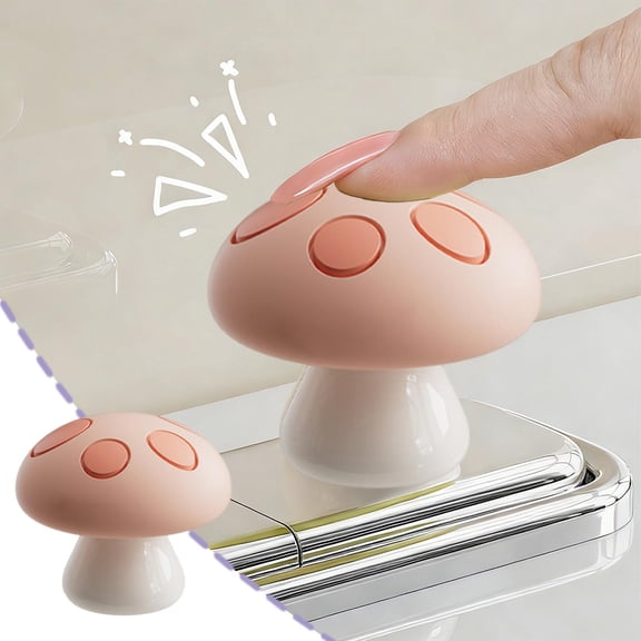 Silicone Toilet Press Button, Extended Flush Aid for Long Nails, Self-Adhesive Bathroom Tank Push Accessory, Cute Decorative Toilet Flush Helper for Home Use