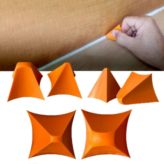 Silicone Tool, 4PCS Silicone Seam Tool, Silicone Applicator Tool For Kitchen/Bathroom, Reusable Silicone Smoothing Caulking Tool 3/6/10/16mm Caulking Tool Wall Joint, Floor
