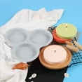 Silicone Top Pans 3 Cavity 4 Cake Baking Tray Set Copper Cake Pans Food