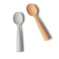 thumbnail image 1 of Silicone Training Spoon Set Toffee + Grey, 1 of 3