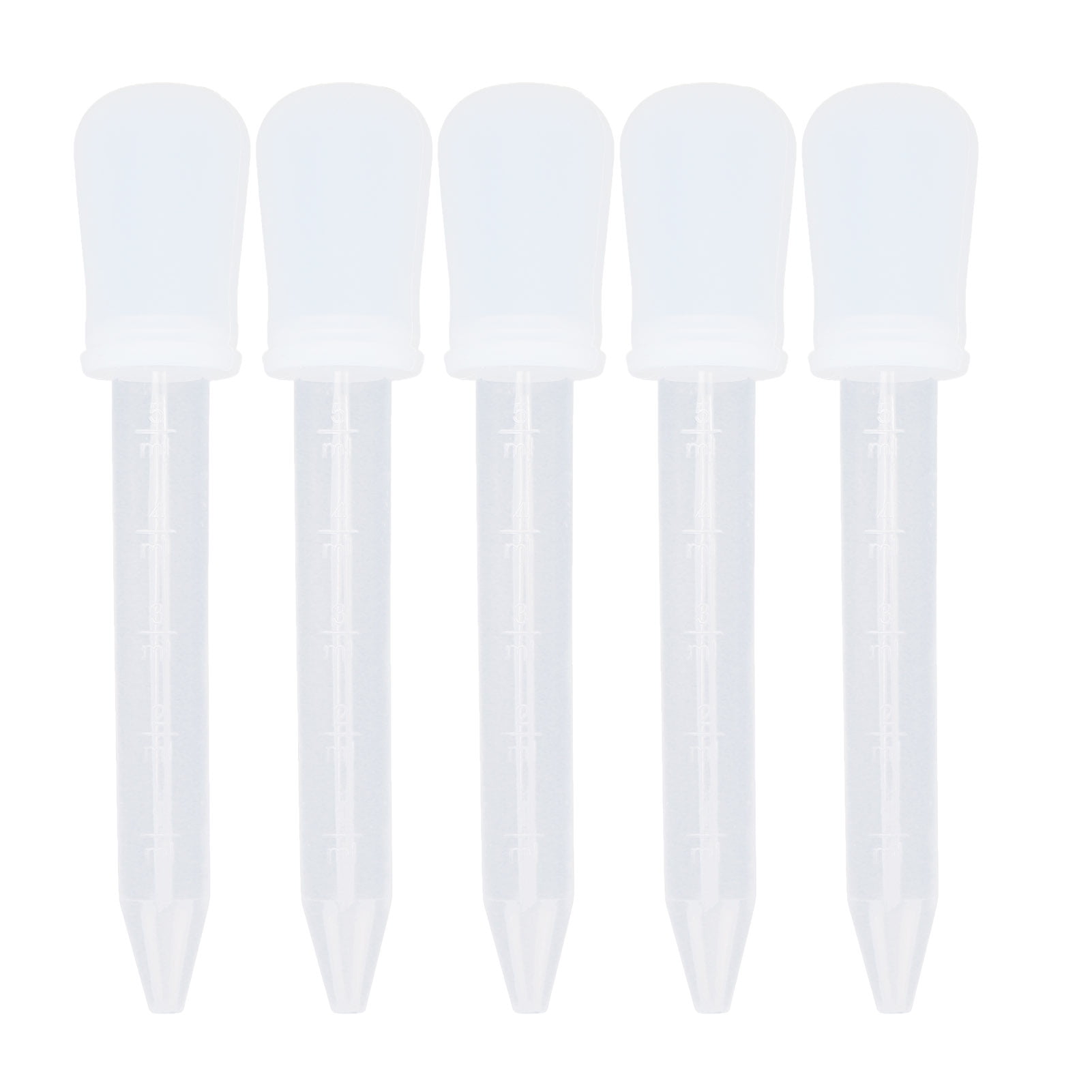 Silicone Transfer Pipettes, 5-Pack, Calibrated Liquid Dropper for ...