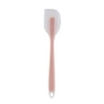 thumbnail image 1 of Silicone Translucent Spatula - 500Â°F Heat Resistant, Ergonomic Design, Seamless & Stainless Steel Coated, Ideal for Mixing, Scraping, Baking - Durable Cake Spatula with Hanging Hole Pink, 1 of 1