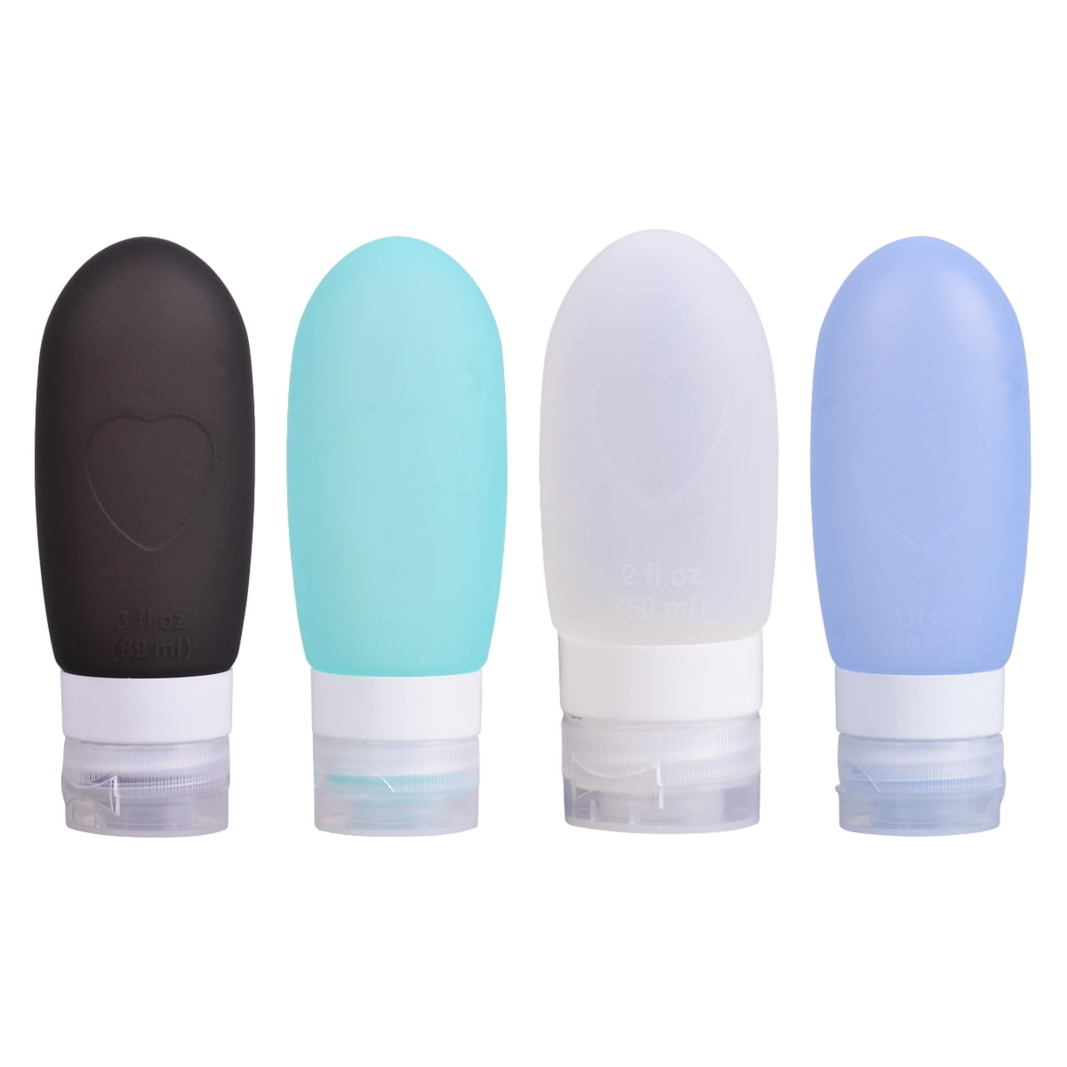 Silicone Travel Bottles Containers for Toiletries, TSA Approved