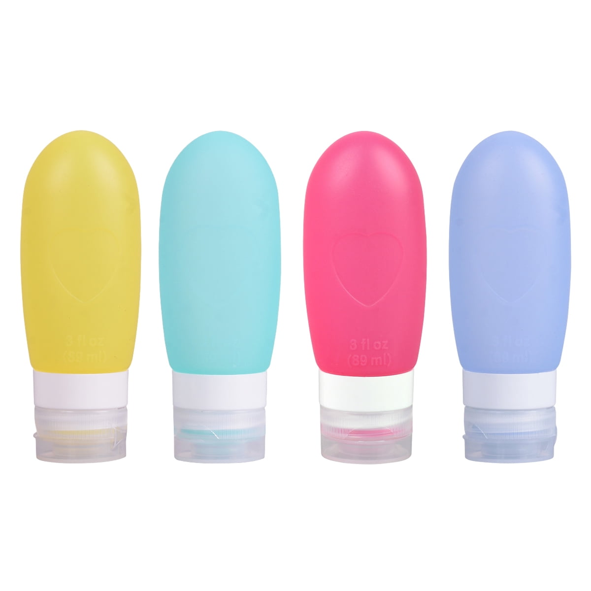 Silicone Travel Bottles Containers for Toiletries, TSA Approved