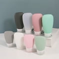 thumbnail image 1 of Silicone Travel Bottles for Toiletries Leakproof Refillable Traveling Size Liquid Containers for Shampoo, Squeeze Tube Set for Lotion Soap Conditioner Gel(3pack,30/60/90ML), 1 of 7