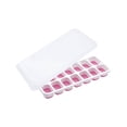 thumbnail image 1 of Silicone Tray Ice Mold Freezer Can Be Stacked, Pack Of 1 Silicone Trays With Lids, Easy To Pour Water Cover And Freeze, Less Mess In Kitchen, Stackable Design For Fridge Storage, 1 of 3