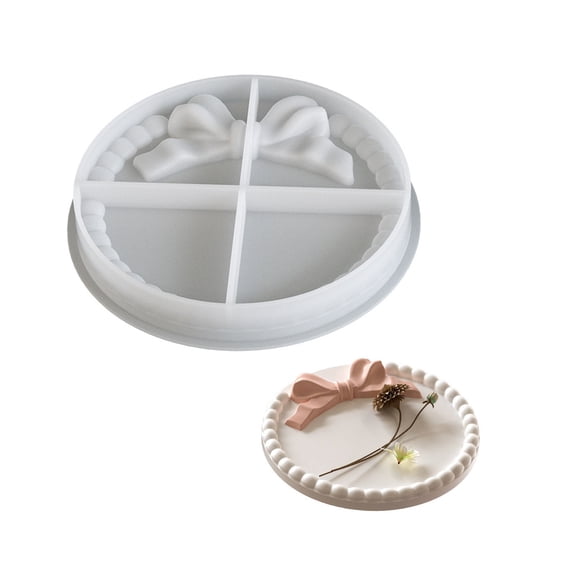 Silicone Tray Mold Silicone Jewelry Plate Moulds Suitable for Hand-Making Stylish Coasters and Decorative Serving Trays