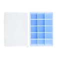 Silicone Tray with Lid Freezer and Juices, Ice Cubes Temperature Making ...