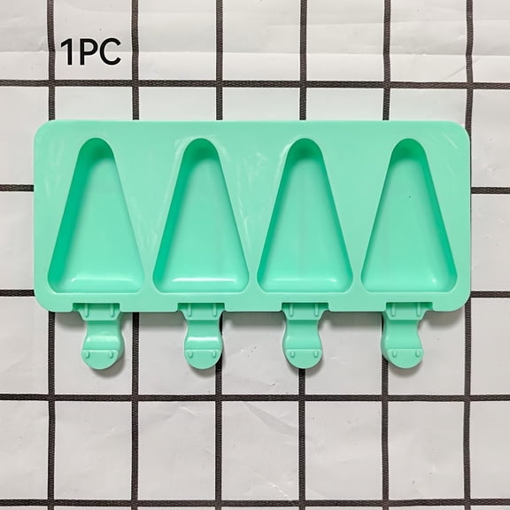 Silicone Triangle Popsicle Molds - 1pc Ice Cream Maker for Creative Frozen Treats