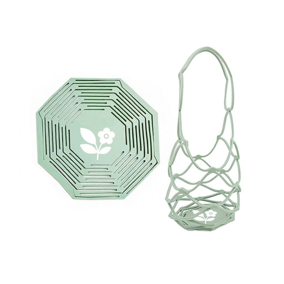 Silicone Trivet Mat Foldable 2-in-1 Heat Cup Carrier for Kitchen Dining Picnic