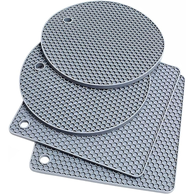Flexible Silicone Round Pot Holder For Potholders, Placemats