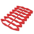 thumbnail image 1 of Silicone Trivet Mat, Heat Resistant Up to 446°F Non-Slip Counter Protector for Hot Pots Pans Bowls, Dishwasher Safe Kitchen Mat, 6.1x9 Inch, 1 Pcs, 1 of 8