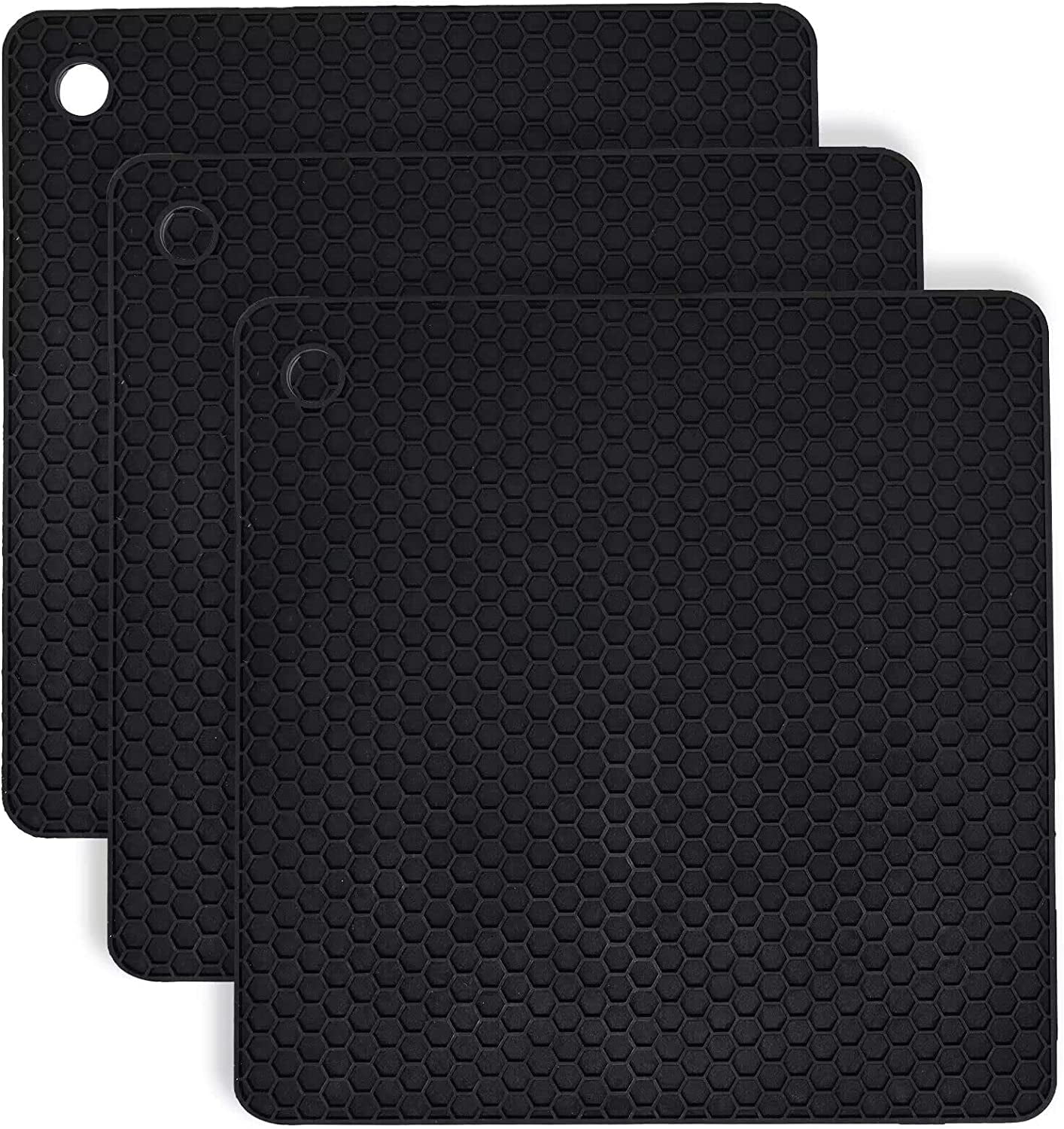 Silicone Trivet, Trivets for Hot Dishers, Hot Pads for Kitchen, Pot Holders Heat Resistant Mats