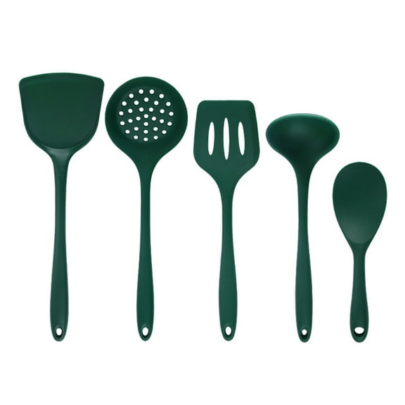 Silicone Tube Handle Kitchenware5-piece Non-stick Wok - Kitchen Cooking Utensils Set